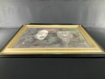 真作■日本画■松本晃光■『面』■共シール■ 島根県ゆかりの画家■額付絵画　1a_画像9