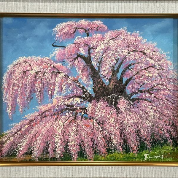 Yahoo!オークション -「桜 絵画」(油彩) (絵画)の落札相場・落札価格