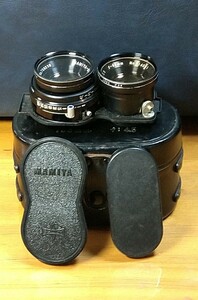 MAMIYA マミヤ SEKOR 二眼レフ用 LENS 80㎜ F2.8 SEIKO 343g 本革ケース付き！