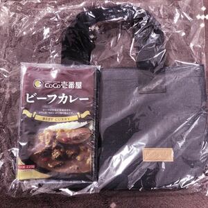 CoCo壱番屋　福袋　非売品　ココイチ　2024年　福袋　トートバッグ　テープ　メモ帳　ポーチ　計4点セット　CoCo壱　ノベルティグッズ