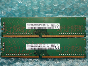 ★ SK hynix DDR4 PC4-2666V HMA81GU6JJR8N-VK 16GB(8GB x 2枚) DIMM ★