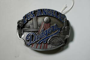 MLB ロサンゼルス ドジャース ベルト バックル Limited Edition デッドストック Los Angeles Dodgers Siskiyou1988年製⑥