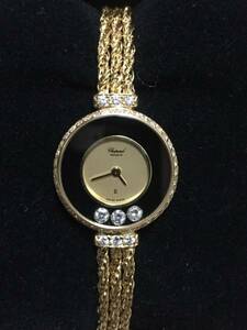  Chopard happy diamond K18YG purity 39P diamond bezel &6P diamond rug USED goods 