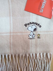 新品 スヌーピー マフラー PEANUTS　SNOOP プレゼント 通学 通勤