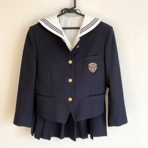 北海道 帯広北高校 制服 冬服 セーラー服 ブレザー 上下 冬物 女子 学生服 スカート セーラーブレザー