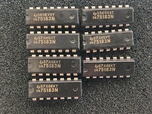 SN75183N テキサスインスツルメントTI製 差動ドライバ IC（7個セット） 