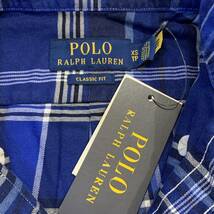 新品未使用品 ポロ ラルフローレン ボタンダウン チェック シャツ POLO RALPH LAUREN B.D CHECK SHIRT XS 長袖 _画像3