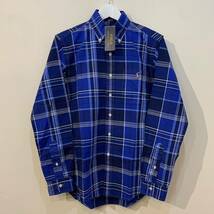 新品未使用品 ポロ ラルフローレン ボタンダウン チェック シャツ POLO RALPH LAUREN B.D CHECK SHIRT XS 長袖 _画像1