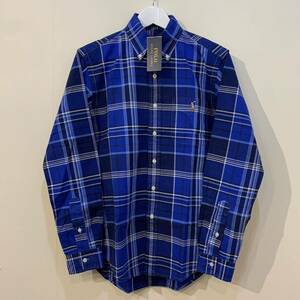 新品未使用品 ポロ ラルフローレン ボタンダウン チェック シャツ POLO RALPH LAUREN B.D CHECK SHIRT XS 長袖 