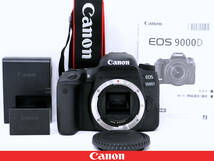 ◆◇美品◆Canon キャノン EOS 9000D ボディ◇1.5万ショット★取説書 キャップ ストラップ バッテリー 充電器付属◆EOSクラス最高画質◇◆_画像1