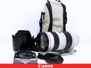 ◇美品◇Canon キャノン EF70-200mm F2.8L USM◇プロテクトフィルター フード 三脚座 ソフトケース付属★シャープでヌケ良い優れた描写性能