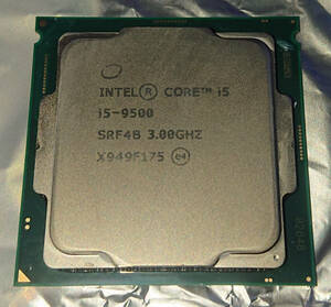 INTEL　i5-9500 SRF4B 3.00GHz CPU