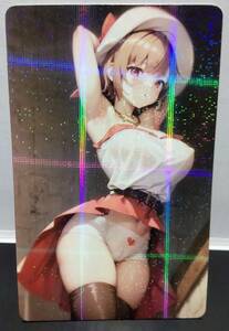 セクシー系カード　プリズム アイドル スカート 白パン くいこみ 脇 JK 売り切り御免