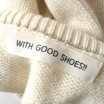 ウィズグッドシューズ WITH GOOD SHOES!! 揺れ感が可愛い たっぷりフレアのハイネックニット セーター 5分袖 サザビー 日本製 l1012-4_画像4