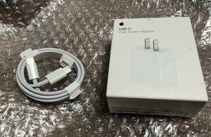 純正品 未使用 Apple a2305 20W ACアダプタ ライトニング lightning タイプC typeC ケーブル　アップル　iPhone iPad USB-C 充電器 セット