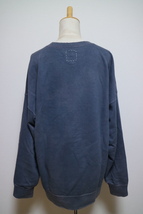 visvim 20ss JUMBO SWEAT L/S (UNEVEN DYE) ヴィズヴィム ビズビム ジャンボ スウェット アンイーブンダイ ネイビー_画像2