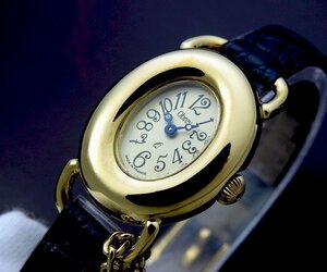 Obrey オブレイ Silver 925GP Cartier Strap チャーム付きケース レディースクォーツ ( 美品 ,電池新品) / 23mm