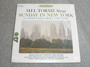 ジャズ・ボーカル560弾 MEL TORME / SINGS SUNDAY IN NEW YORK