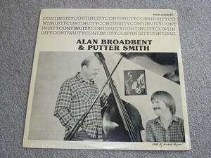 ALAN BROADBENT & PUTTER SMITH / CONTINUITY 未開封新品オリジナル盤