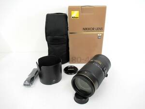 【Nikon/ニコン】亥①69//AF-S NIKKOR 80-400mm 1:4.5-5.6G ED VR/NANO CRYSTAL LENS/防湿庫保管/箱付き美品