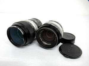 【Nikon/ニコン】亥①165//Micro-NIKKOR-P C Auto 1:3.5 f=55mm NIKKOR-SC Auto 1:1.4 f=50mm