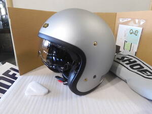 SHOEI　正規品　ショウエイ　J.O　ジェイオー　マットライトシルバー　XLサイズ　　61ｃｍ　新品　未使用　昭栄　製造2023年11月6日　