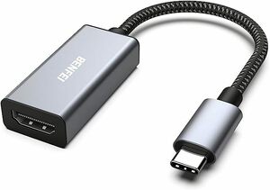 BENFEI USB C - HDMI 変換アダプタ 4K USB Type-C HDMI アダプタ [Thunderbolt 3 / 4] 互換タイプC HDMI 変換 [4K@30Hz 映像出力] 