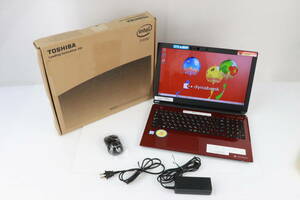 1円～★初期化済★ノートPC 東芝 dynabook T75 T75/GR PT75GRP-BEA2 モデナレッド CPU i7-8550U 1.80GHz / メモリ 8GB / HDD 1TB R001