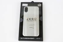 1円～★未開封・未使用品★iPhoneXR ケース ZERO HALLIBURTON ゼロハリバートン まとめて2点セット まとめ売り シルバー スマホケース R112_画像5