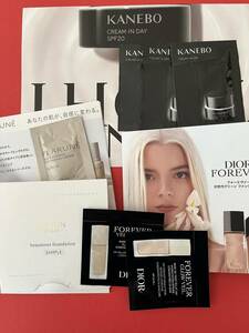 * new goods DIOR Dior s gold four eva- Glo u base KANEBO cream Albion foundation sample set general merchandise shop 