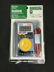 【IK11-1】ELPA Kaise カイセ デジタルマルチテスター SK-6500 新品未使用品