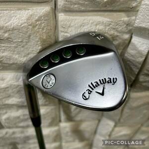 レフティ☆ウェッジ(WG)☆Callaway(キャロウェイ)☆PM GRIND 56° バウンス14°☆純正スチールシャフト KBS Hi-REV 2.0☆フレックスWEDGE