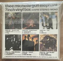 thee michelle gun elephant☆ミッシェル・ガン・エレファント チバ ユウスケ 7inch vinyl box 6枚組レコード・ボックス（EP）未使用品_画像2