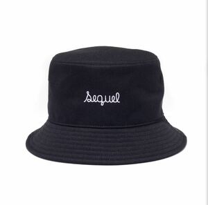 【美品】SEQUEL SQ-23SS-HT-01 BUCKET HAT BLACK 藤原ヒロシ fragment バケットハット シークエル WEEKEND