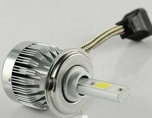 LED ヘッドライト DC12V H4対応 Hi/Lo切り替え 6000ルーメン (検 CB1100 CB1300 CB750 CBR600_画像1