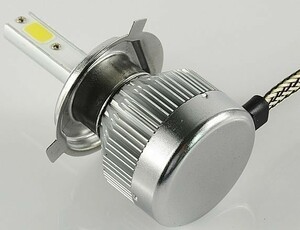 DC12V LED ヘッドライト H4対応 Hi/Lo切り替え 6000ルーメン (検 ZRX400 ZZR1100 ZZR250