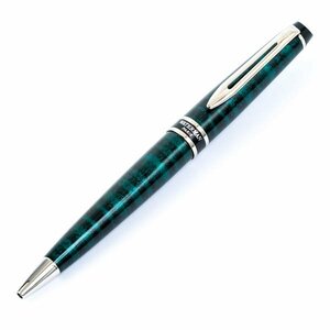 WATERMAN ウォーターマン ツイスト式 回転式 ボールペン 筆記用具 文房具 ステーショナリー マーブル グリーン ケース付 #35812