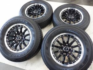 S 送料無料 新品 21年製 X-フィールド 17 6H139.7 7.5J+25 バリ山 ダンロップ グラントレックAT 265/65R17 ランクル プラド ハイラックス