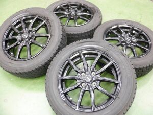 K 送料無料ブラック 15 4H100 5.5J+43 ヨコハマ アイスガード 175/65R15 アクア ヤリス ヴィッツ スイフト デミオ ノート コルト キューブ