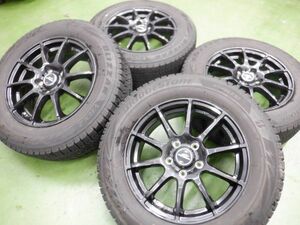 K 送料無料 美品 ガンメタ 2021年製 16 5H114.3 6.5J+48 ブリヂストン ブリザック VRX2 205/65R16 CR-V ヤリスクロス カムリ エスティマ