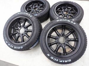 S 送料無料 超深リム ファブレス MC-9 17 6H139.7 8.5J+19 ホワイトレター 215/55R17 ハイエース レジアスエース オーバーフェンダー