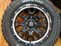 O 送料無料 マッドスター MT ホワイトレター 17 5H114.3 7J+48 225/60R17 フォレスター クロストレック カローラクロス CX-30 クロスロード_画像3