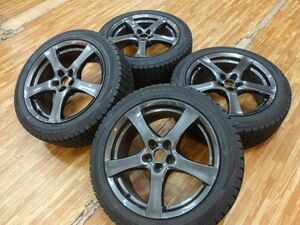 O 送料無料 美品 バリ山 19年製 BORBET 18 5H112 8J+50 ダンロップ WM02 225/50R18 BMW X2 F39 ミニクロスオーバー F60 クーパーSD オール4