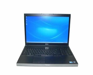 Windows7(英語版) DELL PRECISION M6500 Core i5-M560 2.66GHz 8GB 320GB×2 17インチ WUXGA(1920×1200) Quadro FX2800M アダプタ欠品