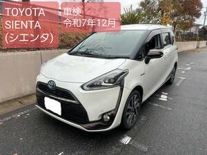 トヨタ TOYOTA SIENTA ハイブリードG シエンタ パワースライドドアー シートヒーター 車検付き 令和7年12月 DAA-NHP170G