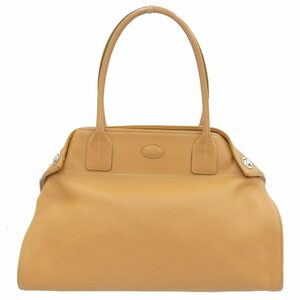 超美品 トッズ TOD's Girelli ジレリ レザー 2way ショルダー トート バッグ サイドボタン レディース