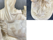 RELIGIOUS FIGURE Sculptor A.santini PIETA 【中古】 ピエタ像 イタリア製 置物 高さ約21cm アンテルマサンティーニ フィギュア/55715_画像10