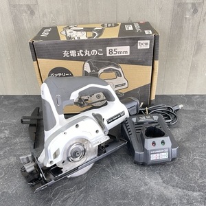 充電式丸のこ 【中古】 DCM T-CS108V 85mm 10.8Vバッテリー 電気マルノコ 充電器 バッテリーセット 元箱付き 電動工具 / 71014