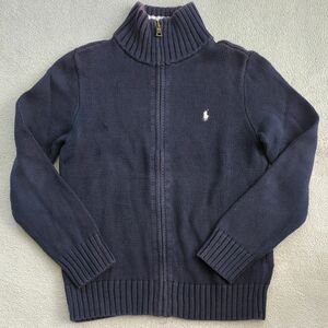 POLO RALPH LAUREN ニット ジップアップパーカー 150cm キッズ