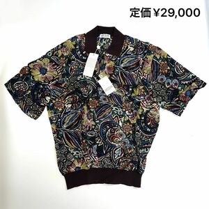希少 MARCO SCARPA 襟シャツ メンズ　タグ付き未使用　マルチカラー　定価¥29,000